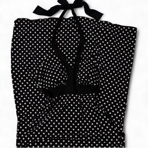 Enfocus Studio Black and White Polka Dot Dress
